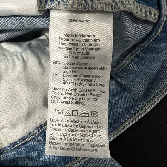 Madewell Emmett Wide Leg Crop Welt Pocket Edition Size 25 - Picture 7 of 10